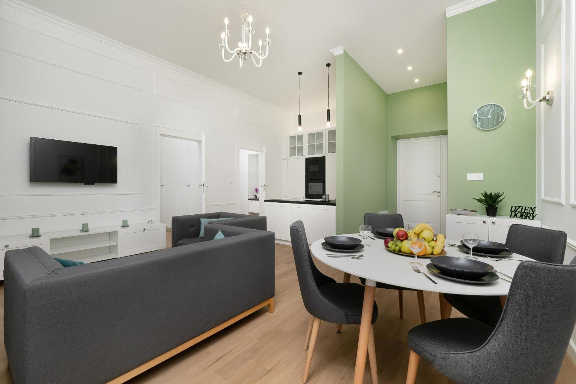 Sage Green Apartment Piotrkowska In Lodz By Noclegi Renters Zewnętrze zdjęcie